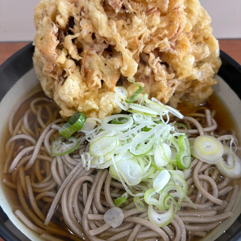 かき揚げそば(イイダヤ軒 松本駅前店 )