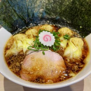 生姜醤油わんたんそば  海苔増し(横浜中華そば 維新商店 みなとみらい店)