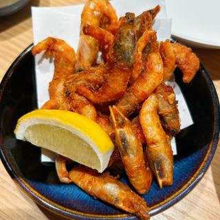 甘えび唐揚げ(超速鮮魚寿司 羽田市場 博多駅地下街店)