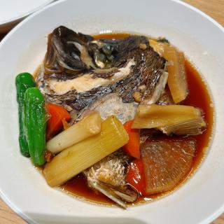 鯛あら煮(超速鮮魚寿司 羽田市場 博多駅地下街店)