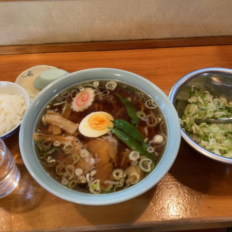 ラーメン(手打ちラーメン ふくべ)