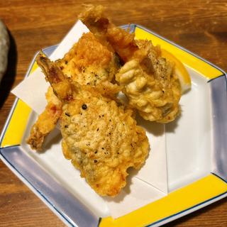 えびとすり身の大葉揚げ(ろばた家)