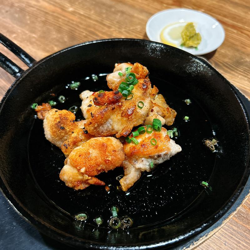 華味鳥の鉄板焼きガーリック風味(ろばた家)