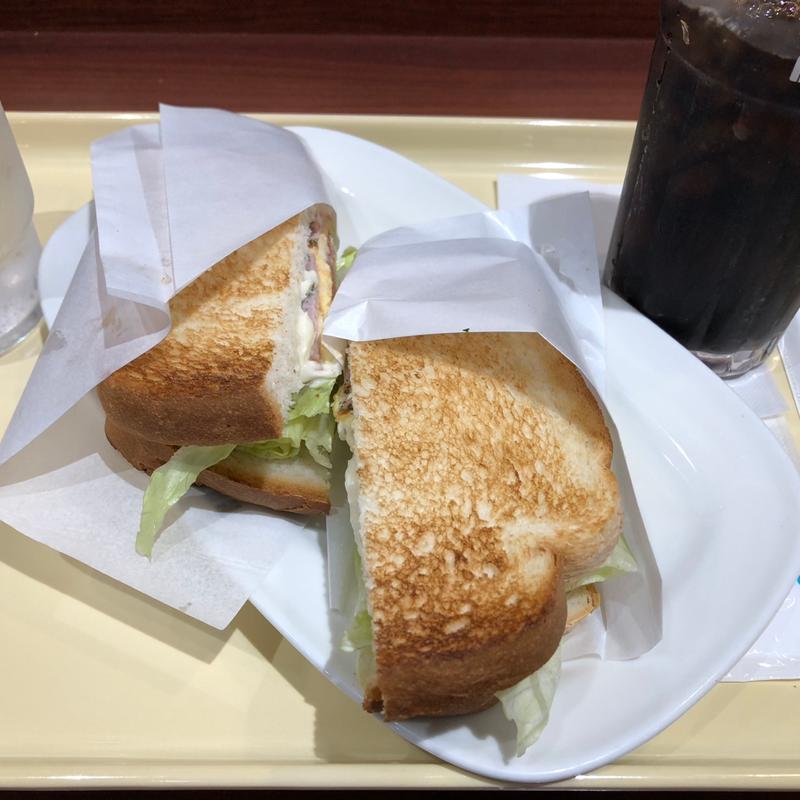 モーニング・セットA　ハムタマゴサラダ(ドトールコーヒーショップ 学芸大学西口店)