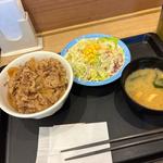 牛めしランチセット並(松屋 渋谷清水橋店 )