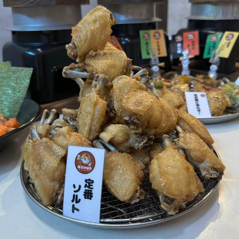 定番ソルト手羽の山盛り(手羽ヤロウ 栄錦本店)