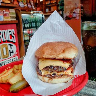 ダブルベーコンチーズバーガー