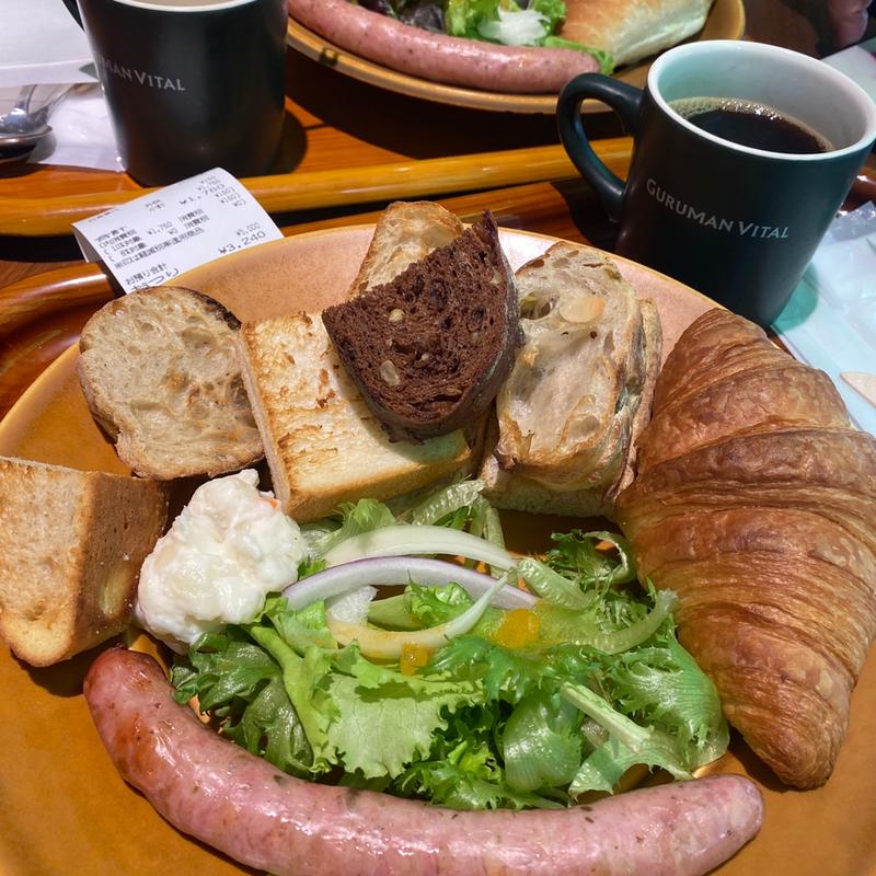 グルマンモーニングセット(グルマンヴィタル パンの森 垂井本店)