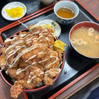 ソース唐揚げ丼