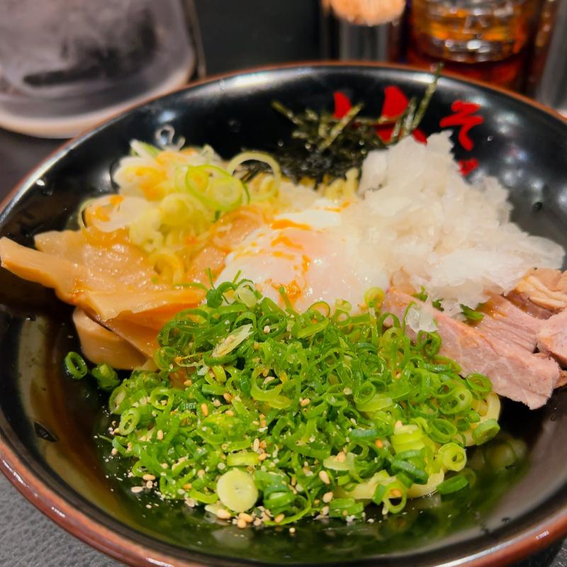 油そば(東京油組総本店 枚方組)