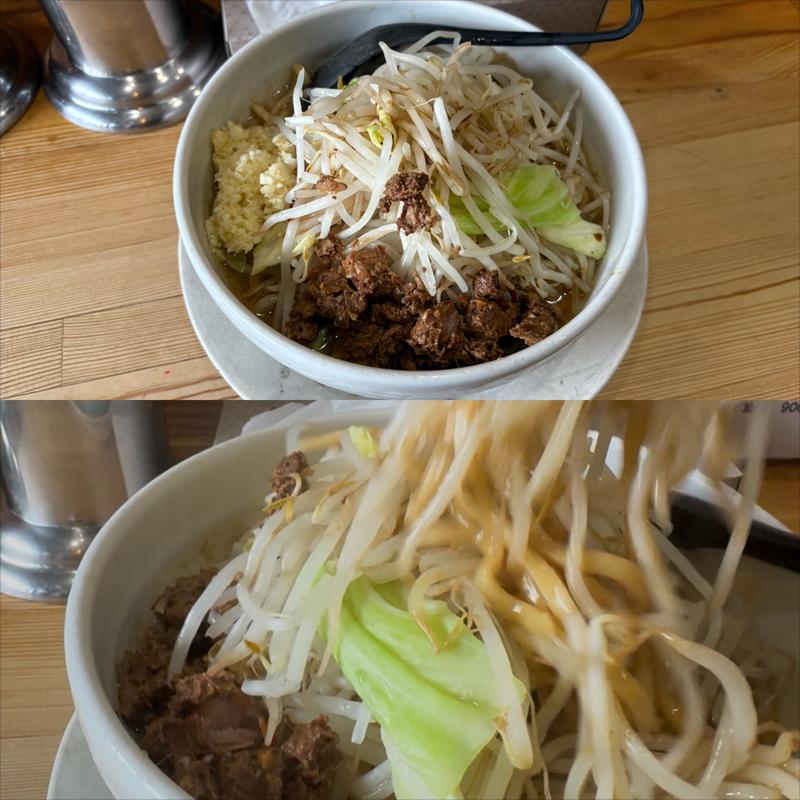 J-Low麺・250 g・ニンニク&もやし増し(Ｊ-LOW麺 青葉台店)