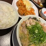 カラアゲ定食(来来亭 茨木寺田店)