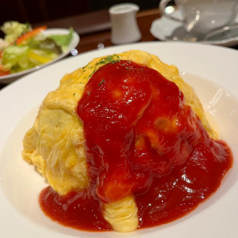 チキンオムライス(珈琲茶館 集 赤坂見附店)