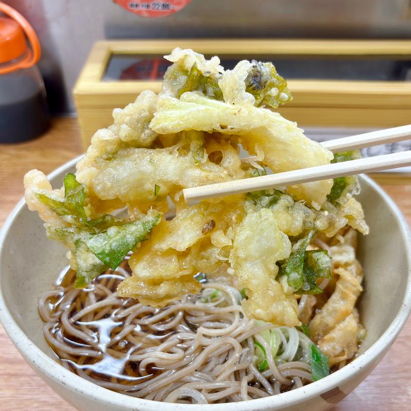 セロリー天(笠置そば 西荻窪店)