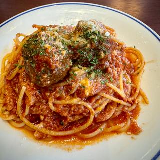 アラビアータwithミートボール(THE PUBLIC PLUM UMEDA)