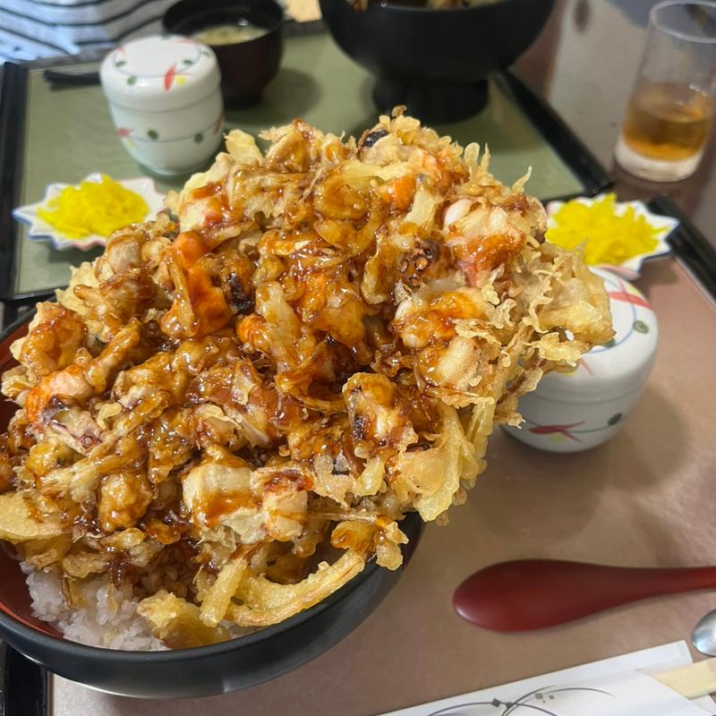 海鮮かき揚げ丼(魚藤 )