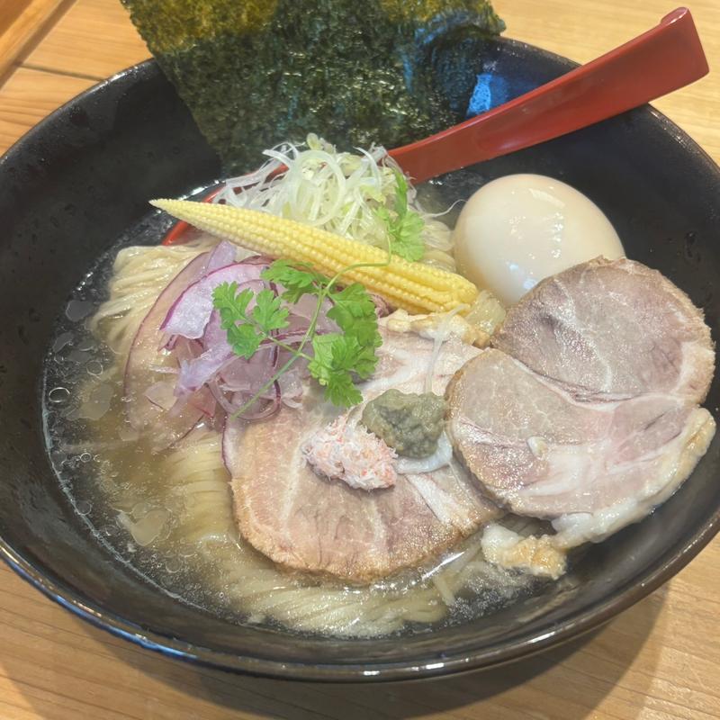 特製蟹だし冷しそば(焼きあご塩らー麺 たかはし 歌舞伎町店)