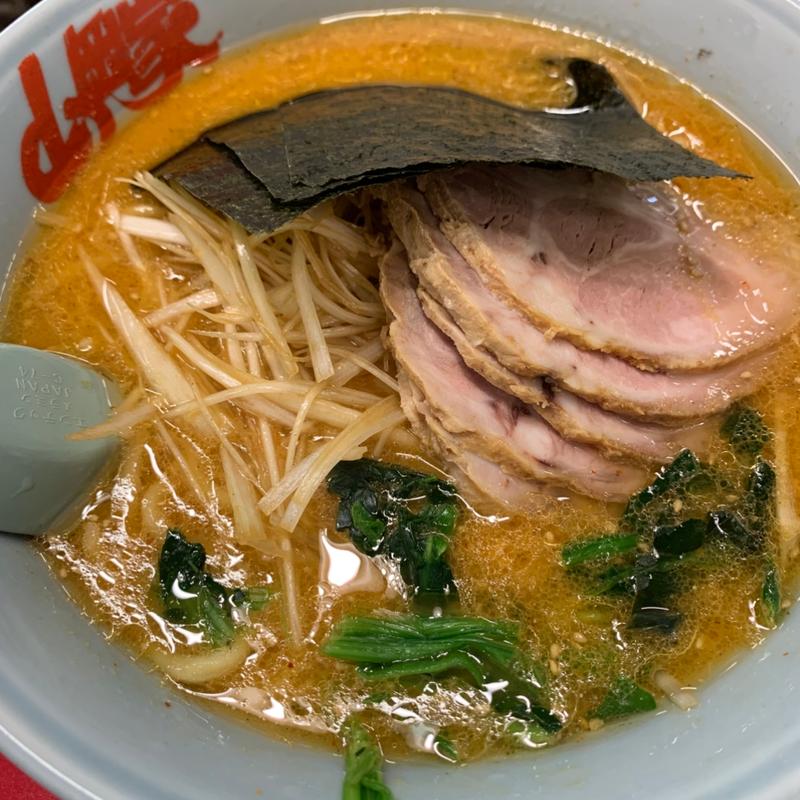 味噌ネギチャーシュー麺(ラーメン山岡家 定禅寺通店)