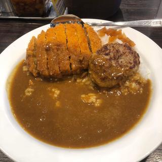 メンチカツカレー ハンバーグ