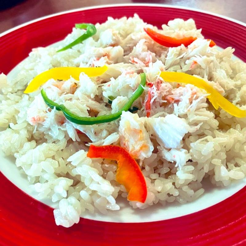 カニピラフ(シーフードレストランメヒコ 郡山フラミンゴ館)