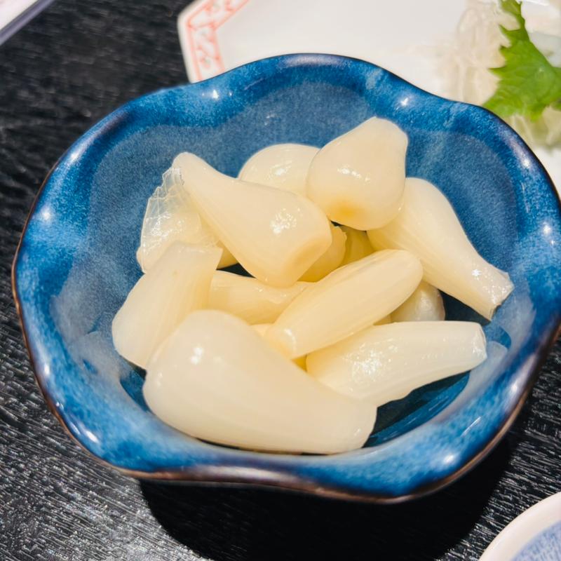 塩らっきょう(通人の酒席 ふくべ)