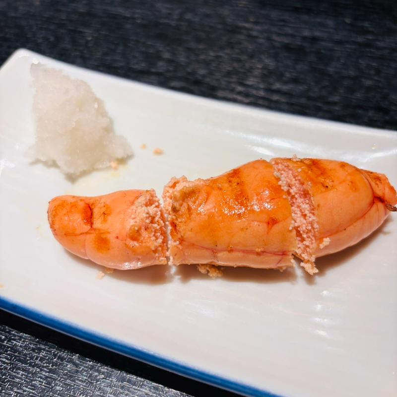 たらこ（よく焼き）(通人の酒席 ふくべ)