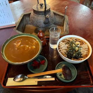 カレー丼　セット(将門蕎麦)