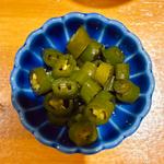 青唐辛子の醤油漬け