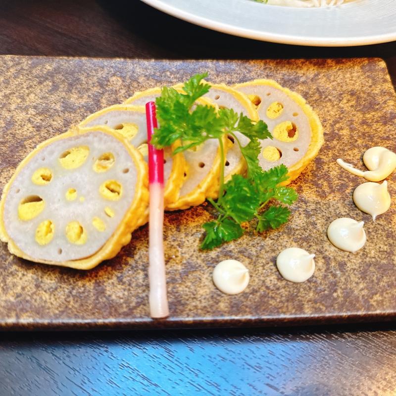 辛子蓮根(地鶏と馬刺し 個室バル TORi馬Ko 熊本下通店)