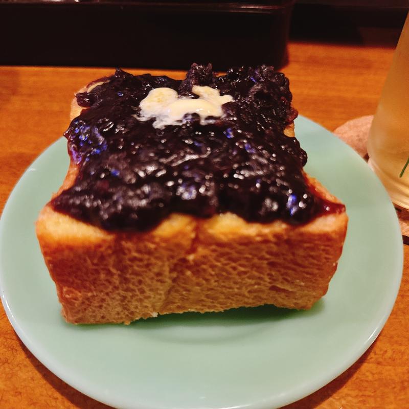 小倉トースト(カフェ&バー ナポリタン喫茶 TOYCAFE&BAR トイカフェ うきは市)