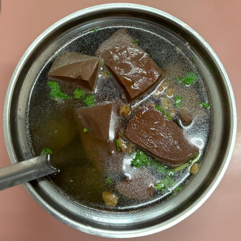 猪血湯(阿坤麵)