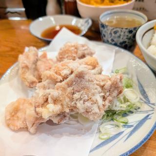 から揚げ定食(やきとり宮川)