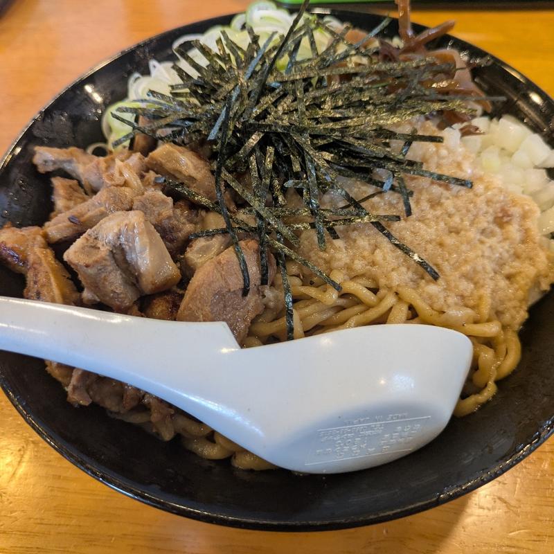 あぶらそば（大）(ラーメン月輪)