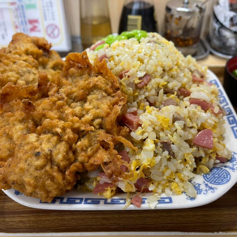 鳥唐チャーハンII  大盛り(中華料理 タカノ)