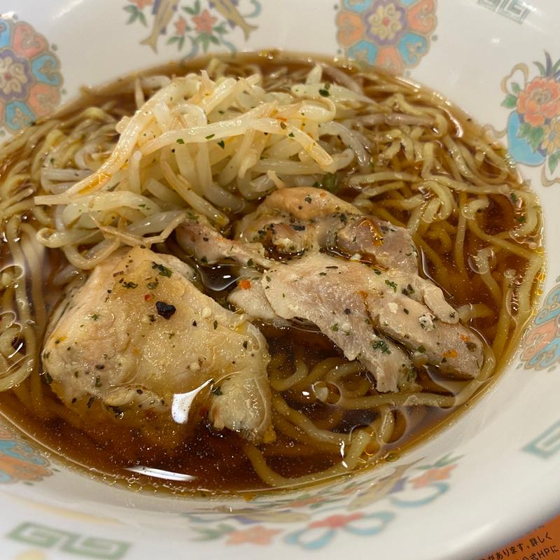 バジルチキンラーメン(ビッグさんど)