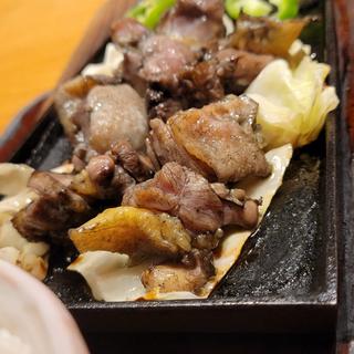 親鶏もも炭火焼御膳(肉増し)