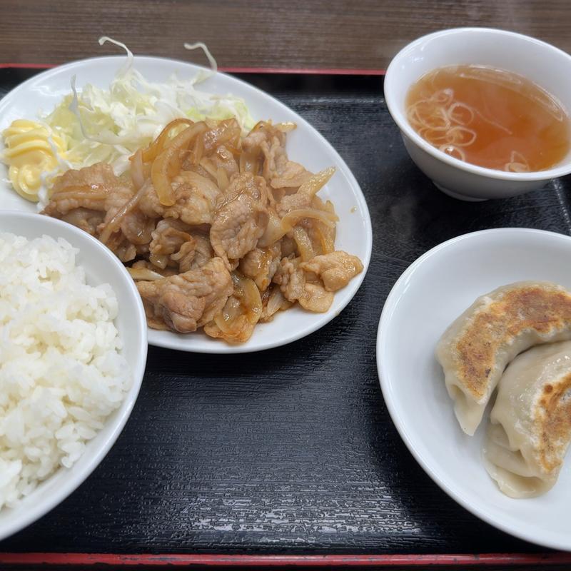 生姜焼き定食(珍來 六町店)