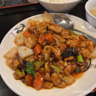 鶏肉の四川風炒め(金福源)