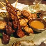 地の物串焼き7種盛(もみじ庵 郡山店 )