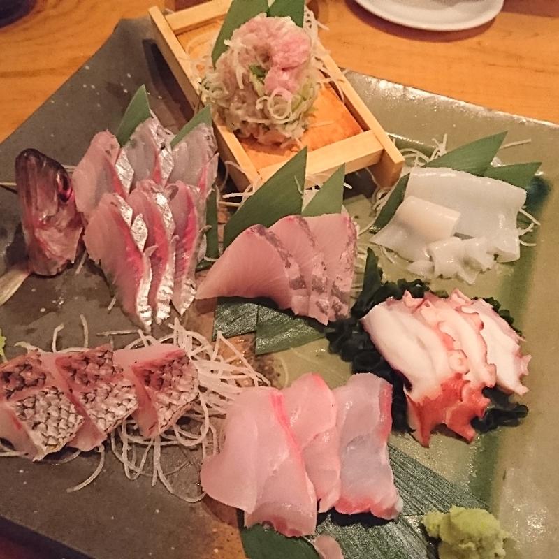 刺し盛り(幡ヶ谷浜屋本店)