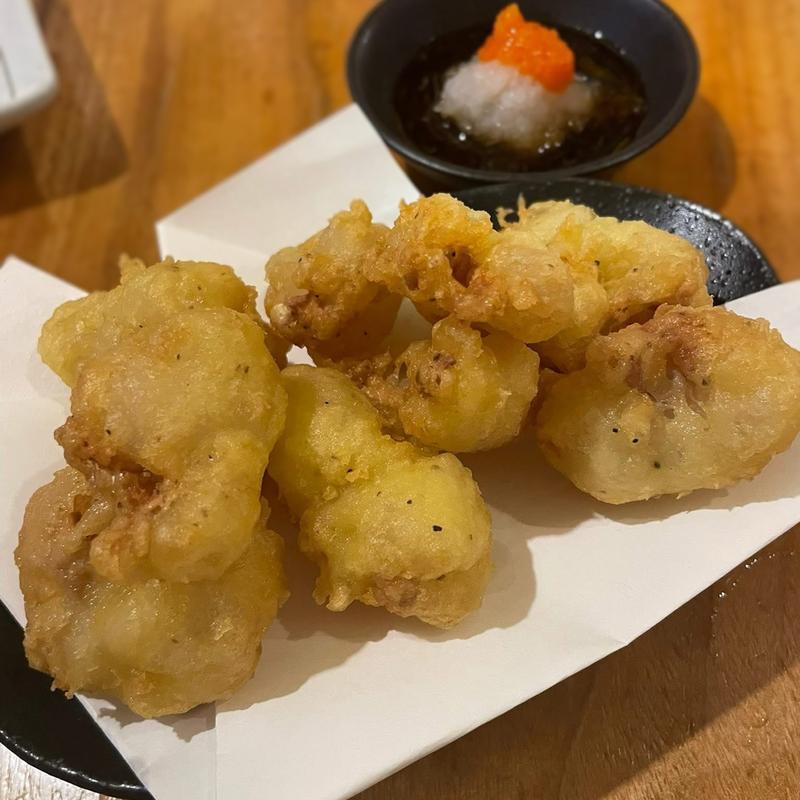 和牛もつの天ぷら(もつ家 大西 四谷三丁目店)