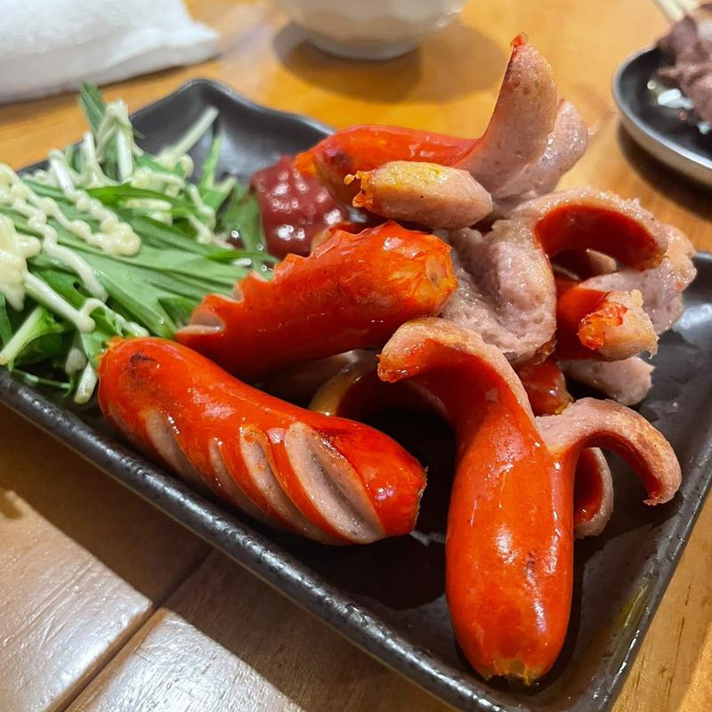 赤ウインナー(もつ家 大西 四谷三丁目店)