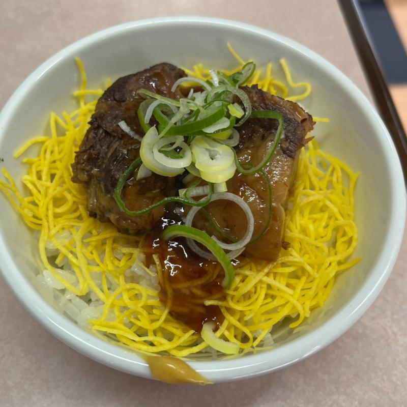 角煮飯(郡山駅前らーめん 角麺 Kadomen)