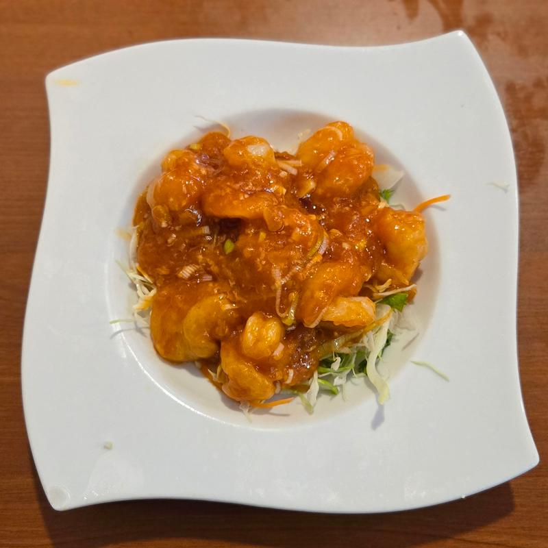 海老チリソース(本格中国料理 龍華軒)