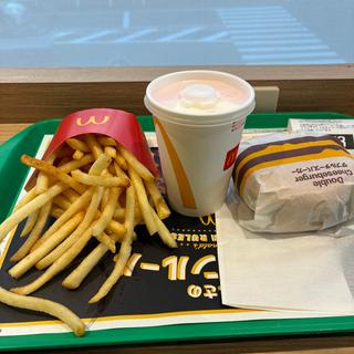ダブルチーズバーガーMセット