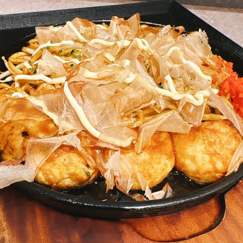 たこ焼き&豚ソース焼きそばセット(清十郎 三番街店)