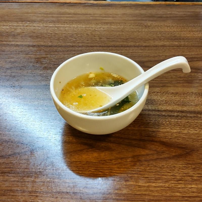 チャーハンスープ(餃子と中華 豆点)