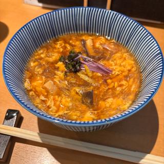 卵とじとろみ蕎麦(青 sei)