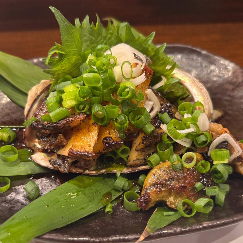 鮑のバター焼き(寿司厨房 六山)