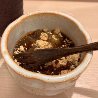 自家製わらび餅(創作和食 旬華)